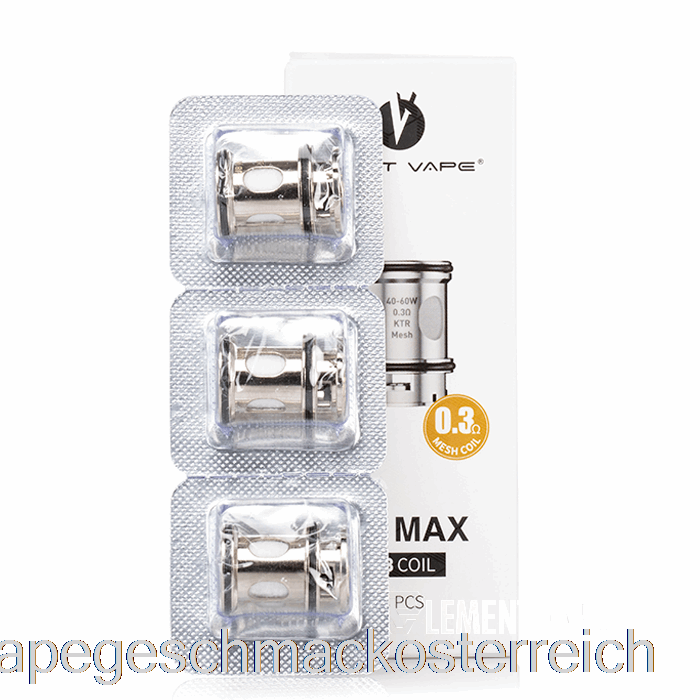 Verlorene Vape UB Max Ersatzspulen 0,3 Ohm UB Max X3 Spulen Vape Geschmack